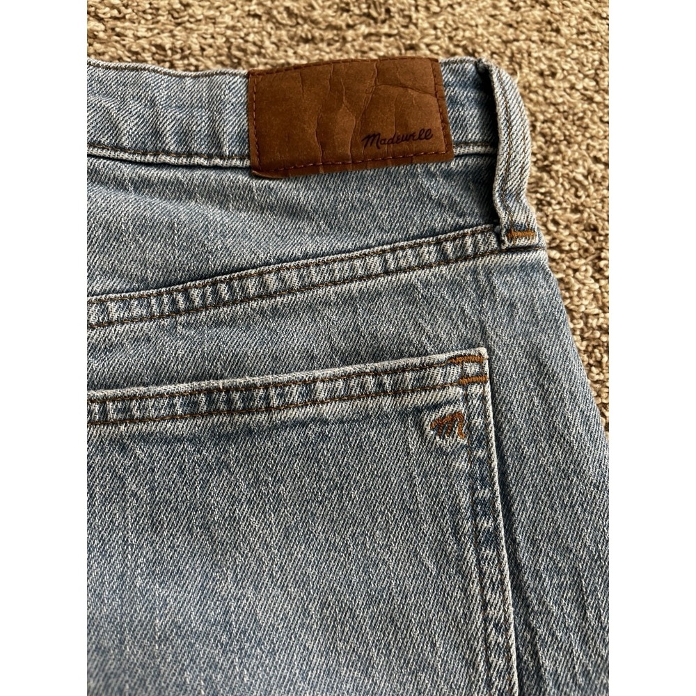 Madewell the Perfect Vintage Denim Jeans Medium Light Wash Straight 28 High Rise - Picture 8 of 9